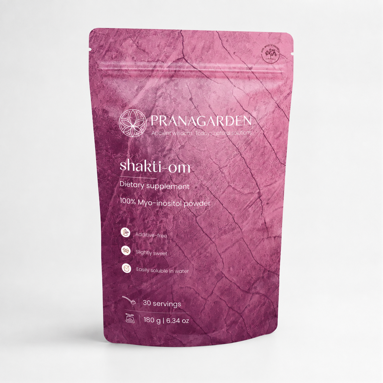 pranagarden shakti om 100 % myo inositol por 180 g 30 adag