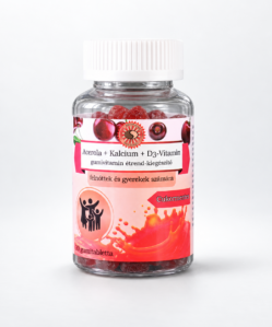 sun moon acerola+kalcium+d3 vitamin étrend kiegészítő gumivitamin 30 db