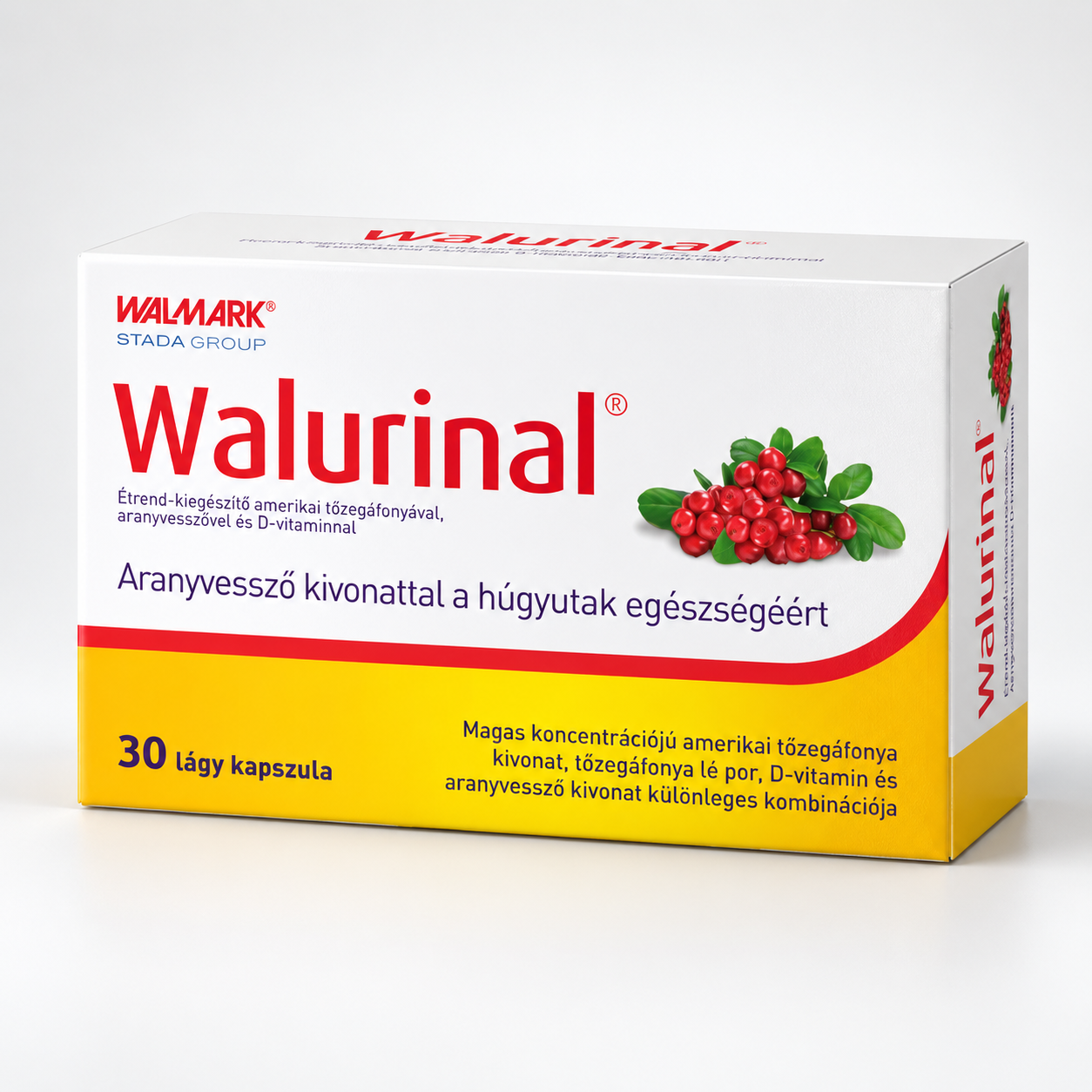 walurinal aranyvesszővel kapszula 30 db