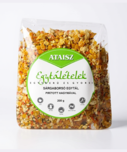 Ataisz sárgaborsó egytál pirított hagymával és vegyes zöldsé 200 g