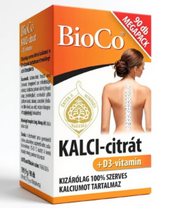 BioCo KALCI-citrát+D3-vitamin 90db