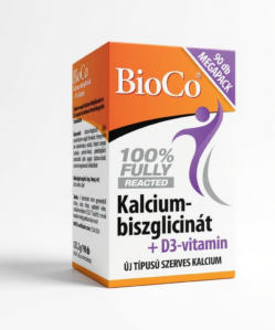 BioCo Kalcium-biszglicinát + D3-vitamin MEGAPACK 90db
