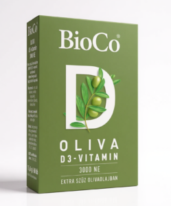 BioCo OLIVA D3-vitamin 3000 NE (lágyzselatin kapszula) 60db